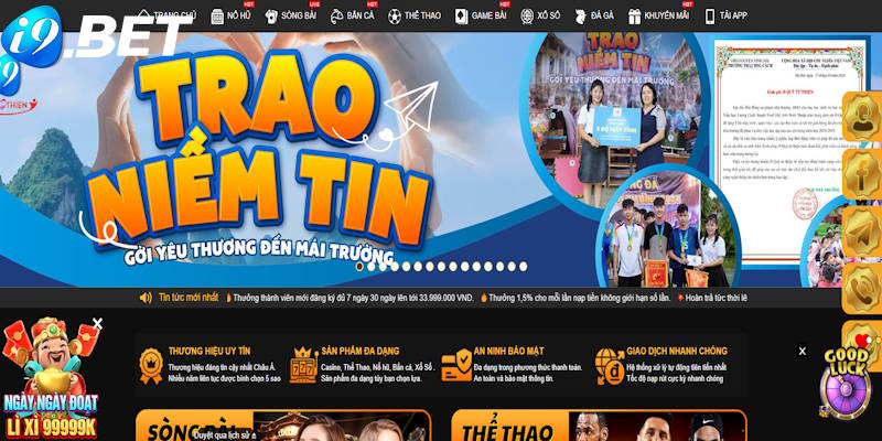 i9bet - Sân Chơi Cá Cược Thể Thao & Casino Uy Tín